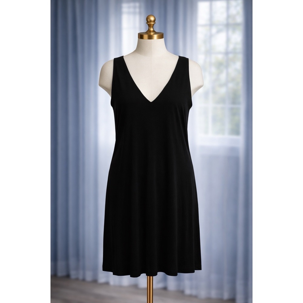 Lauren Ralph Lauren Little Black Dress Midi Fit & Flare A Line Timeless Size‎ M